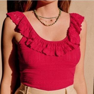 Sezane Lina top In pink SZ XXXL